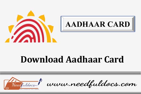 Aadhaar Card Download Aadhar UIDAI